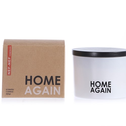 Αρωματικό Κερί Nef-Nef Homeware Home Aqain 320gr White