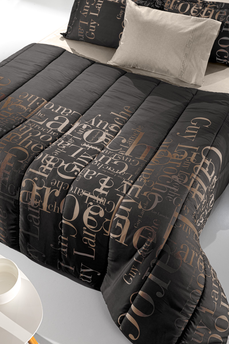 Πάπλωμα Υπέρδιπλο Guy Laroche Instyle Choco Suede 220X240 