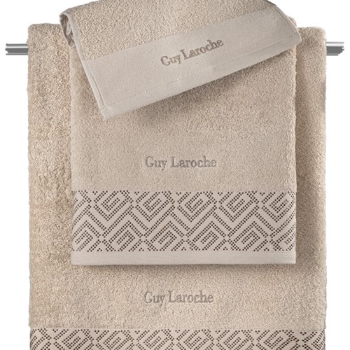 Σετ Πετσέτες Guy Laroche Emblem 3τμχ Sand