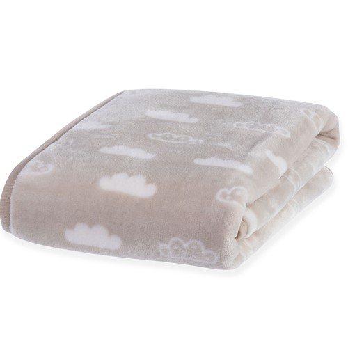 Bρεφική Κουβέρτα Κούνιας Nef-Nef Clouds 100X140 Beige