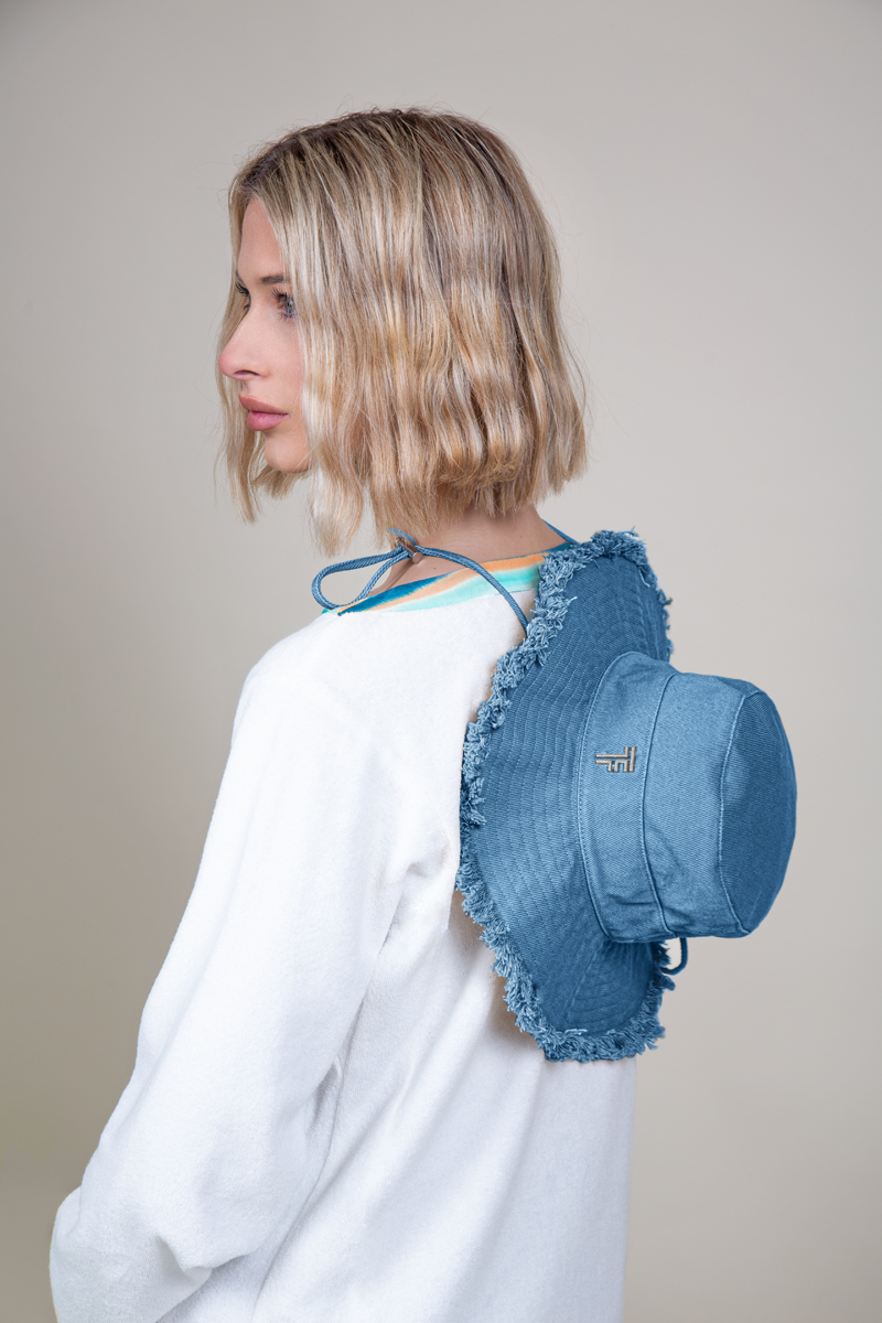 Καπέλο Θαλάσσης Feel and Touch Caribbean Denim