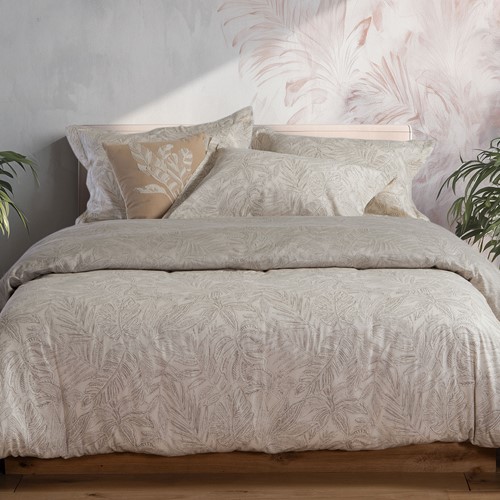 Σεντόνια Υπέρδιπλα Βαμβακοσατέν Nef-Nef Homeware (Σετ) Tundra 240X270 Ecru/Grey