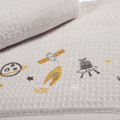 Βρεφικές Πετσέτες Nef-Nef Homeware (Σετ) My Universe Grey