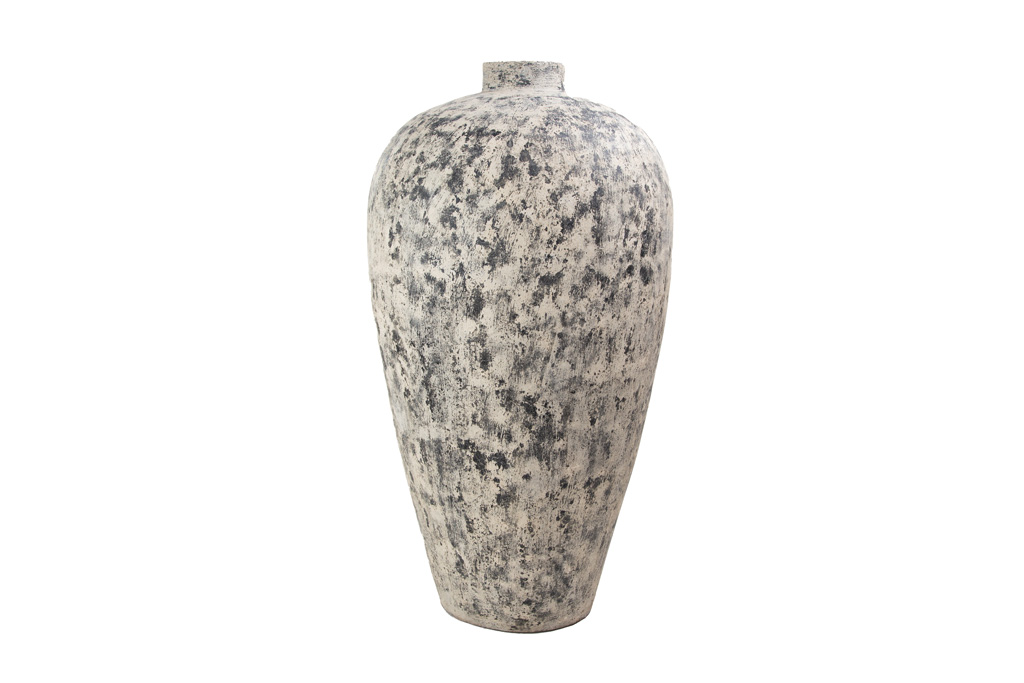 Διακοσμητικό Βάζο Zam Pit Cream (70x70x130) GRC Soulworks