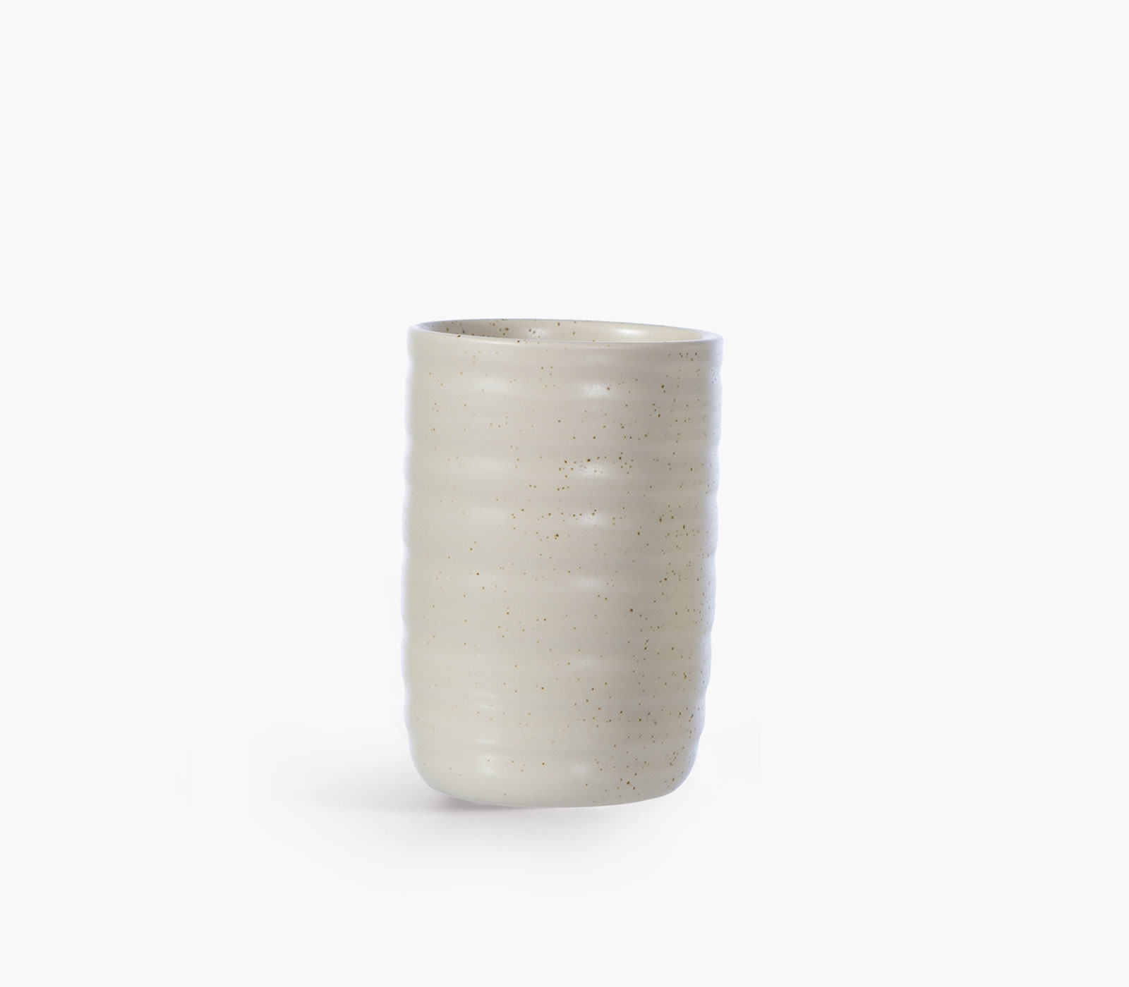 Ποτήρι Μπάνιου Nef-Nef Homeware Κεραμικό Create 7,8X11,3 Ecru