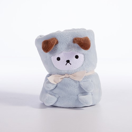 Βρεφική Κουβέρτα Nef-Nef Homeware Fleece Αγκαλιάς Lovely Sheep 80x110 L.blue