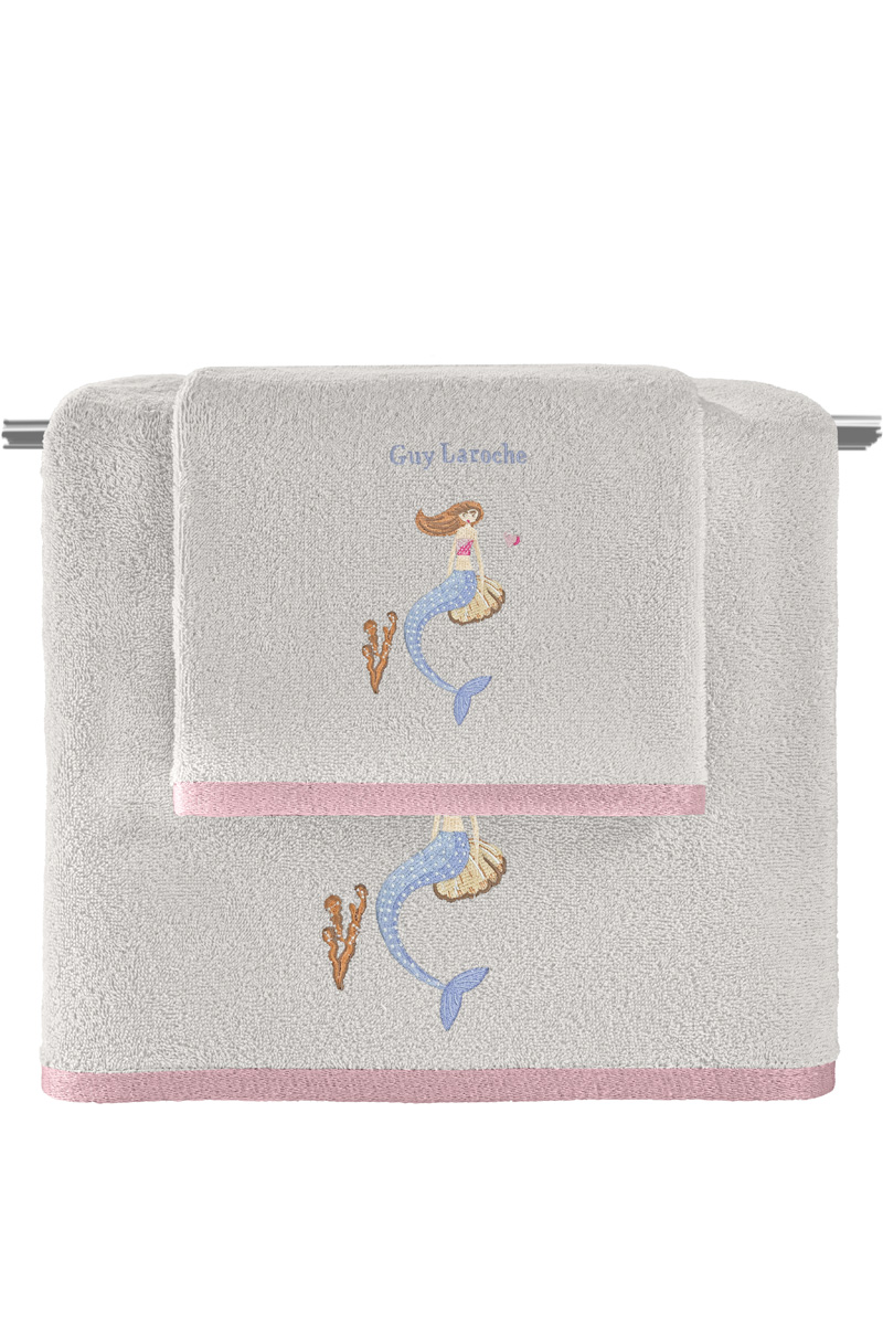 Σετ Πετσέτες Guy Laroche (Σετ) Merida Pink-Silver