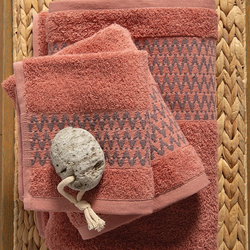 Σετ Πετσέτες Nef-Nef Homeware Fonteste 3τμχ Peach