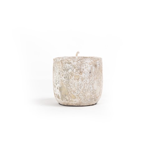 Κεραμικό Κηροπήγιο Mingi White Classic Small (11x11x10) Soulworks
