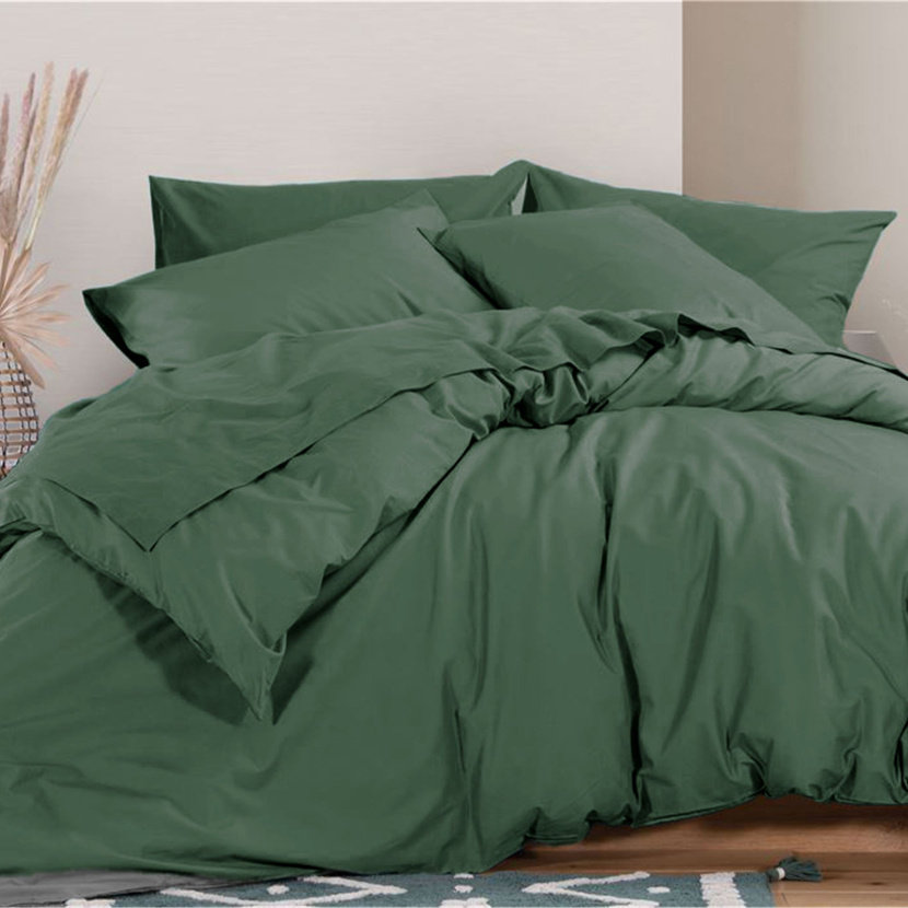 Μονή Παπλωματοθήκη Βαμβακερή Nef-Nef Homeware Basic-22 160x240 Green