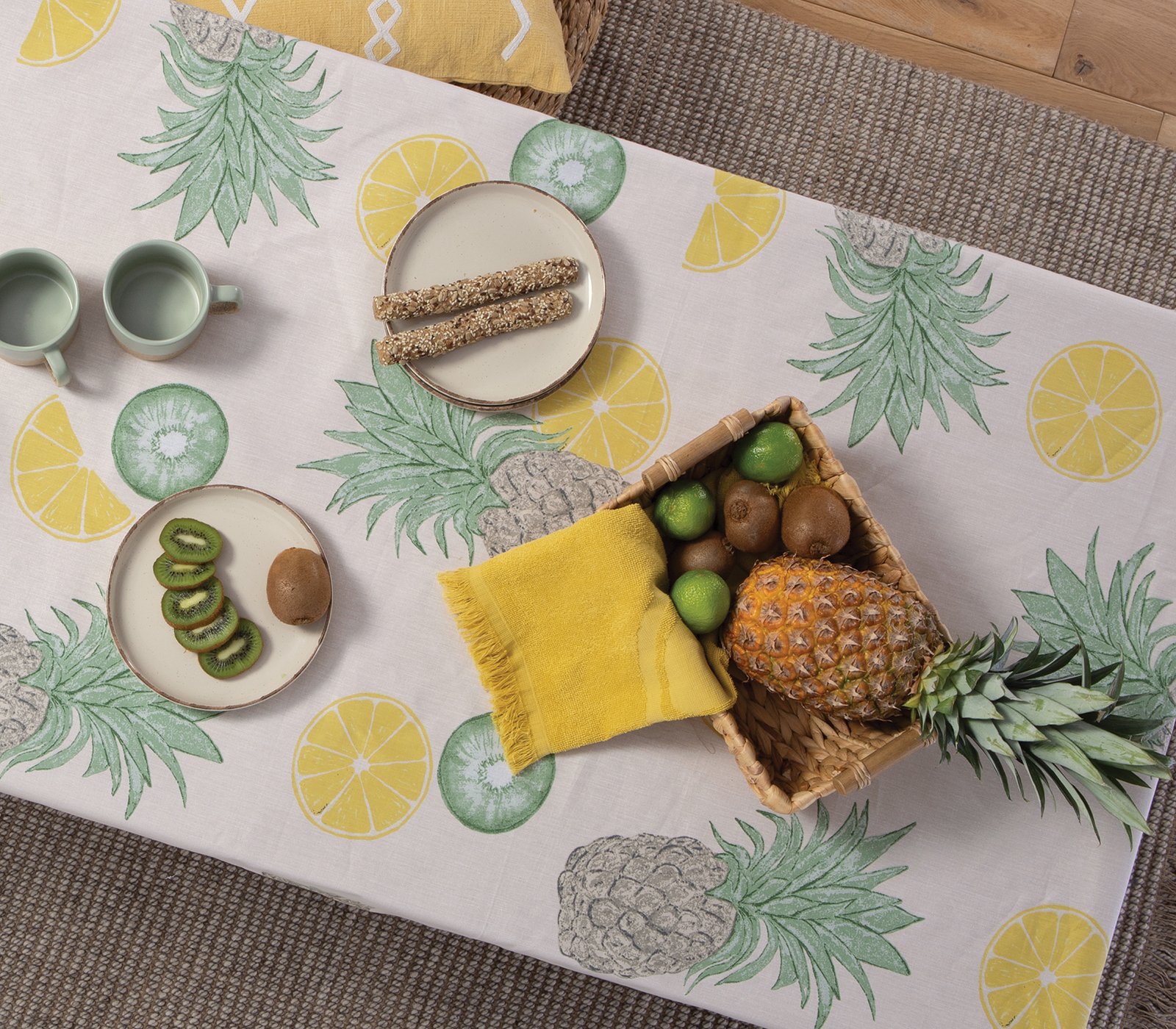 Αλέκιαστο Τραπεζομάντηλο Nef-Nef Homeware Coctail 140x240 Cream