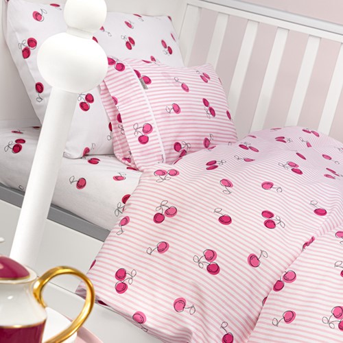 Βρεφικά Σεντόνια Guy Laroche (Σετ) Cherries 115x170