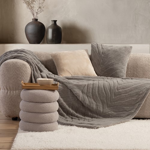 Ριχτάρι Πολυθρόνας Nef-Nef Homeware Berien 130x180 Grey