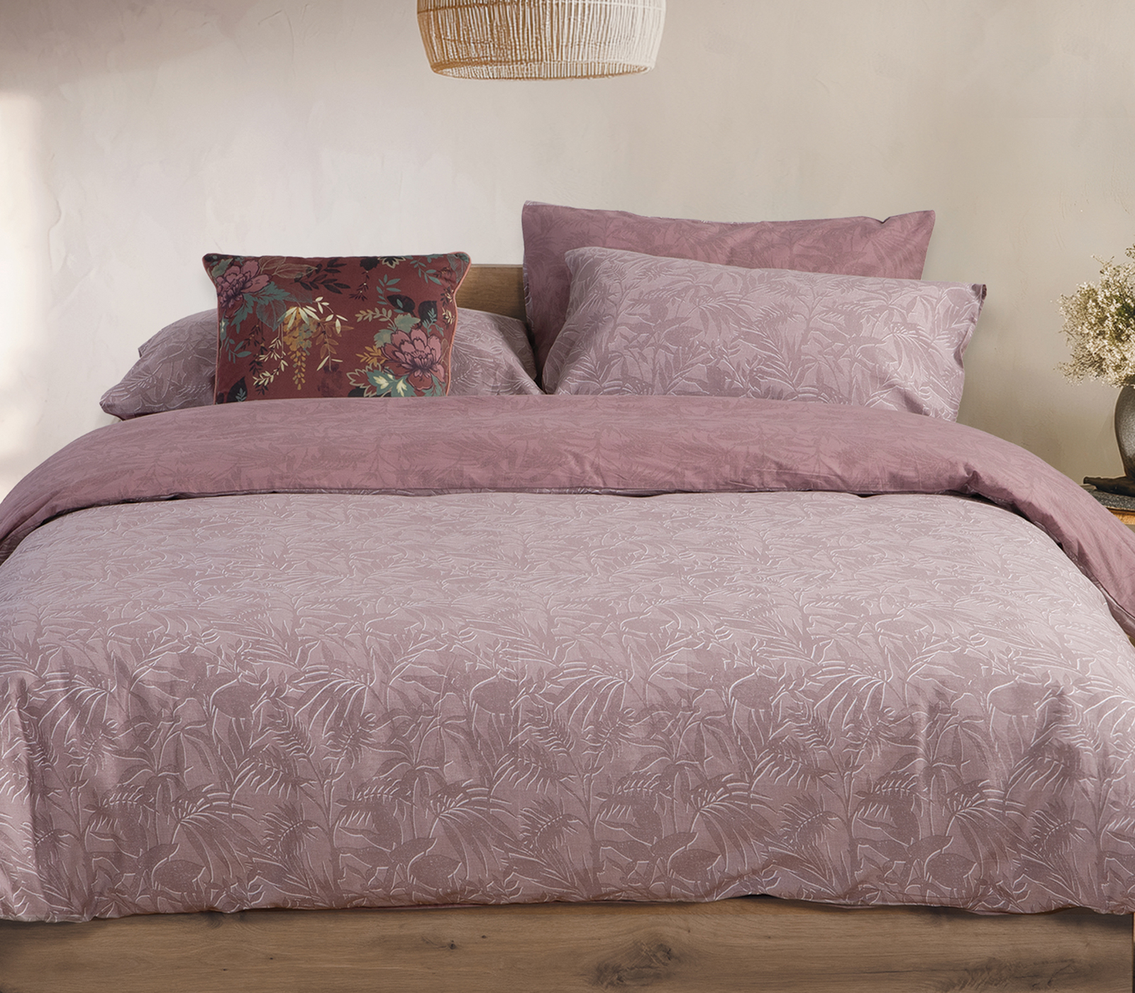 Παπλωματοθήκη Μονή Nef-Nef Homeware (Σετ) Dazier 170x240 Mauve