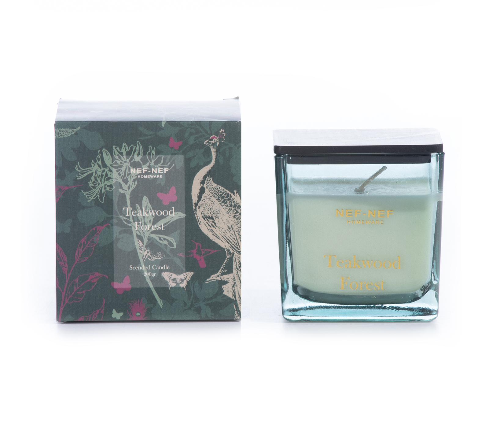 Αρωματικό Κερί Nef-Nef Homeware Teakwood Forest 200gr