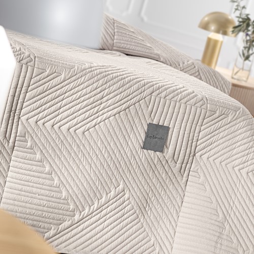 Κουβερλί King Size Guy Laroche (Σετ) Ziana Natural 250X240