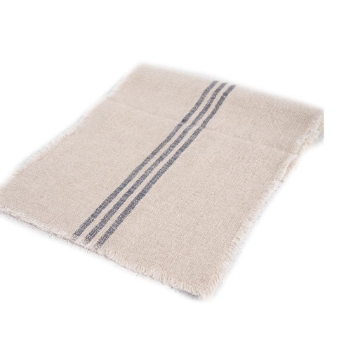 Τραβέρσα Linen Natural/D.Grey (40×140) 0860013