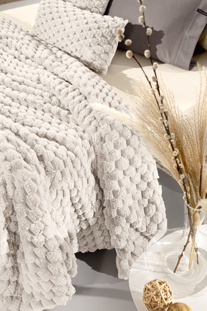 Κουβέρτα King Size Guy Laroche Elixir 260x240 Ivory 