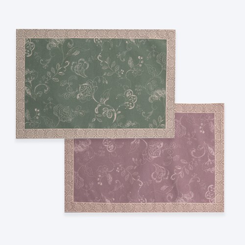 Σουπλά Nef-Nef Homeware Carena 33x48 Green/ Mauve