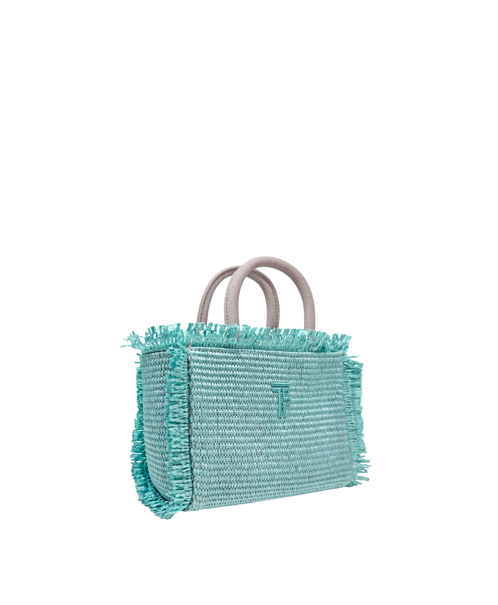 Τσάντα Θαλάσσης Mini Feel and Touch Τropical Aqua