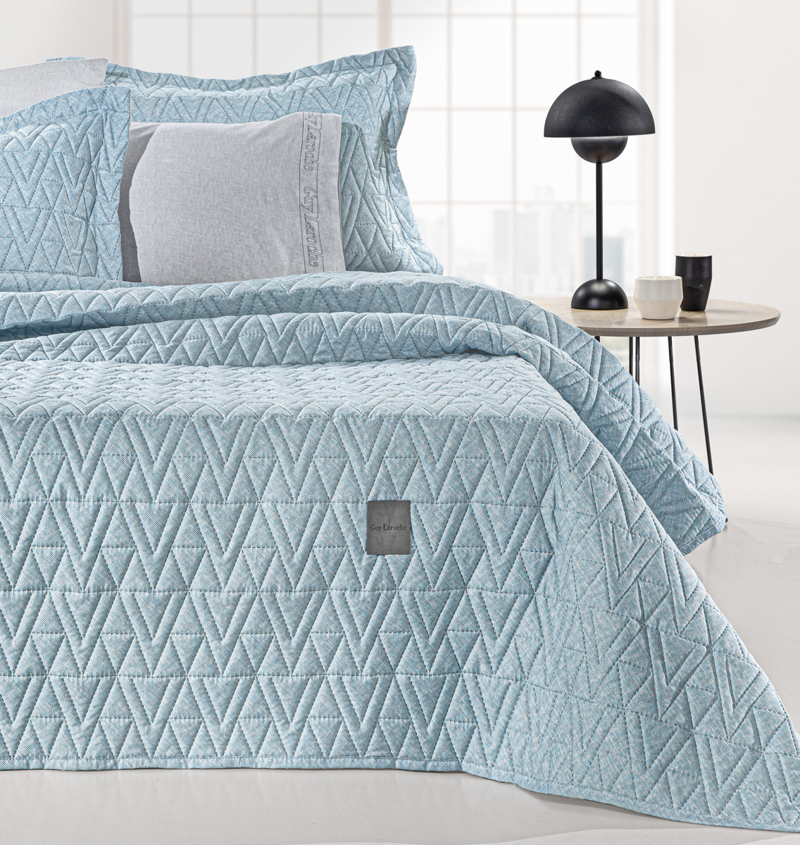 Κουβερλί Υπέρδιπλο Guy Laroche (Σετ) Kylian Denim 220X240