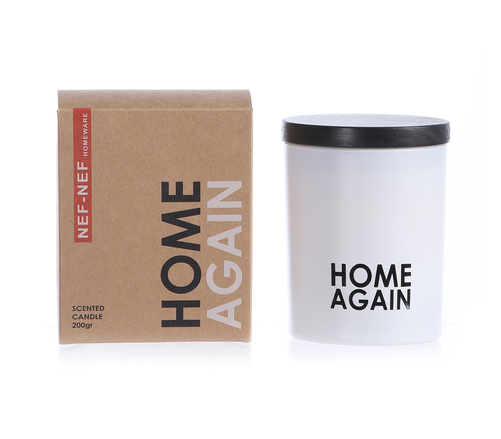 Αρωματικό Κερί Nef-Nef Homeware Home Aqain 200gr White