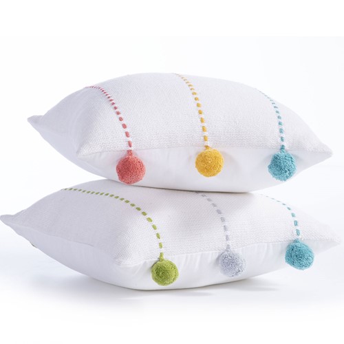 Μαξιλάρι Νef-Nef Life Line 35X35 Aqua/Lime