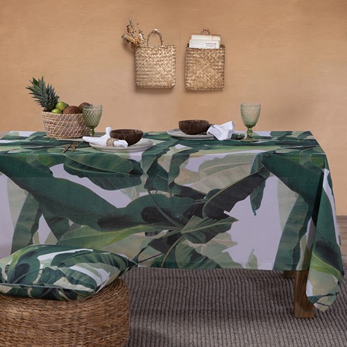 Τραπεζομάντηλο Nef-Nef Tropicana 140x140 Green