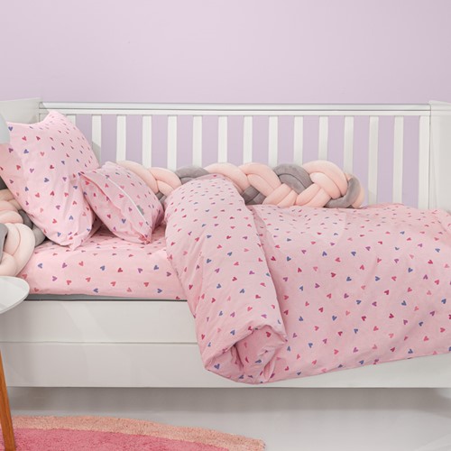 Βρεφικά Σεντόνια Guy Laroche (Σετ) Amore Pink 110X130