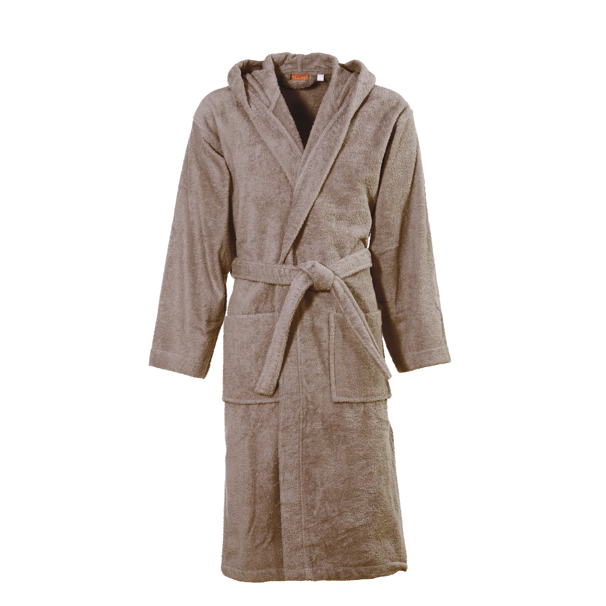 Μπουρνούζι Nef-Nef Homeware με Κουκούλα Comfort Mocca Large