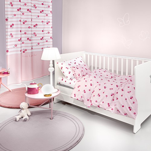 Βρεφικά Σεντόνια Guy Laroche (Σετ) Cherries 115x170