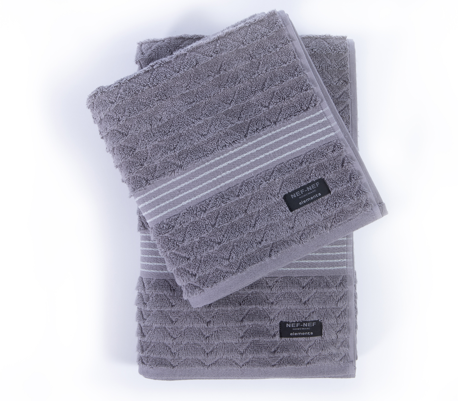 Πετσέτα Προσώπου Nef-Nef Homeware Elgun 50x100 Grey