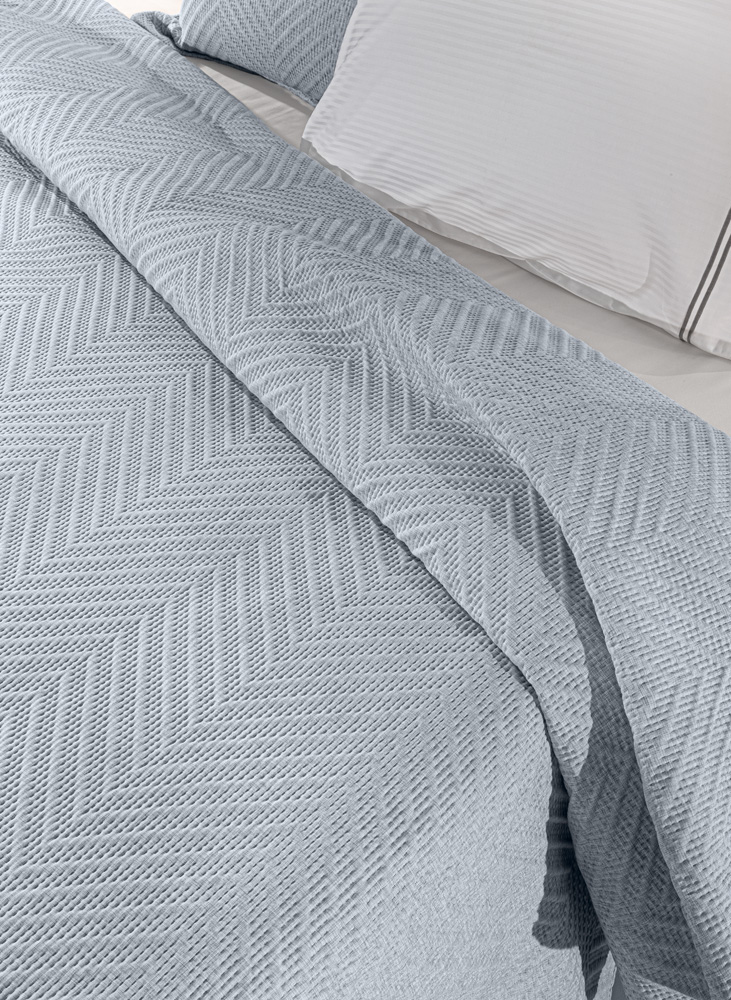 Κουβερλί King Size Guy Laroche (Σετ) Hamptons 250X240 Blue 