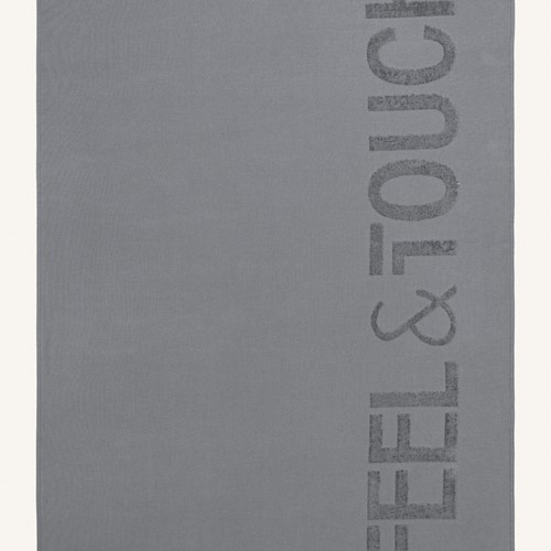 Πετσέτα Θαλάσσης Feel and Touch Sunny Anthracite 90X180