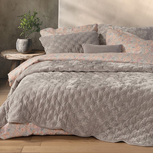 Κουβερλί Υπέρδιπλο Nef-Nef Homeware Priver 230x240 Grey