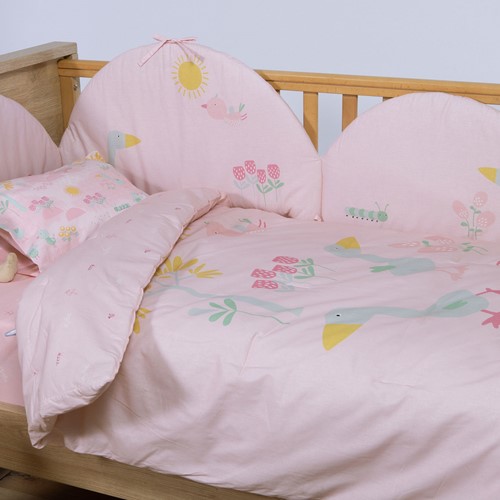 Βρεφικό Κουβερλί Nef-Nef Homeware Spring Happiness 110x140 Pink