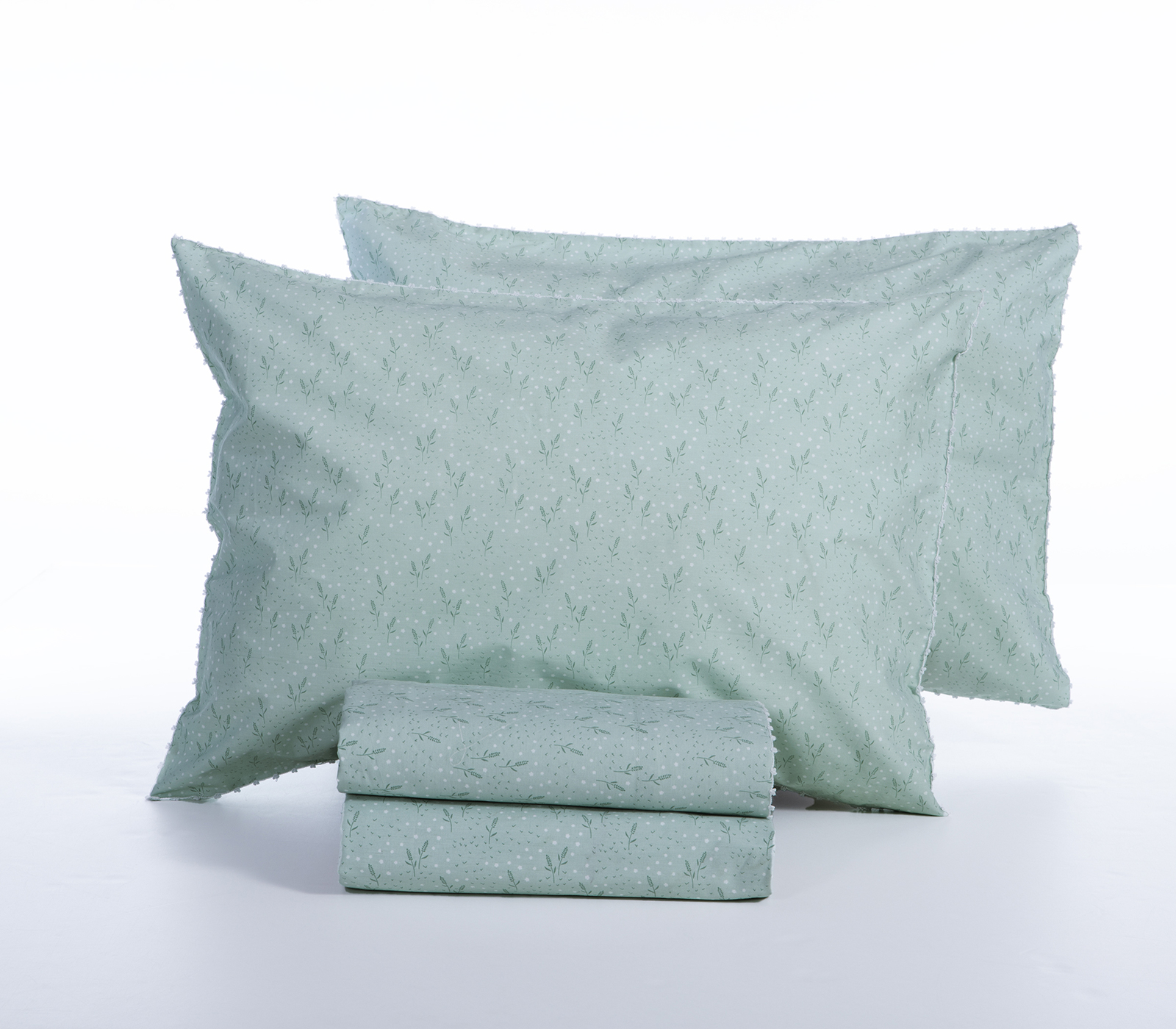 Σεντόνια Υπέρδιπλα Nef-Nef Homeware (Σετ) Josefine 240X270 Mint