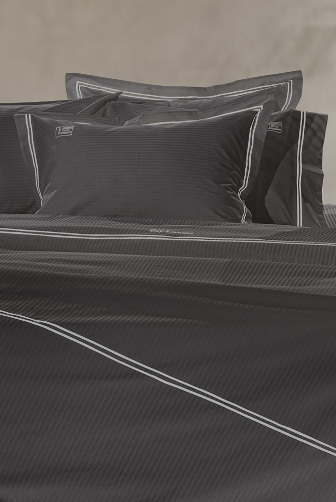 Σεντόνια King Size Guy Laroche (Σετ) Nice Anthracite-Silver 270X280 