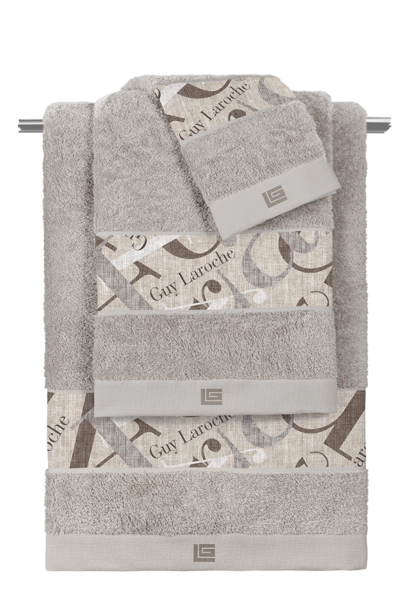 Σετ Πετσέτες Guy Laroche Passport  Beige-Silver (3ΤΜΧ) 