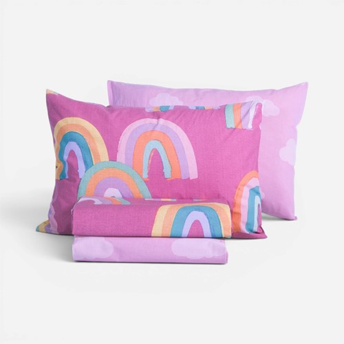 Παιδικά Σετ Σεντόνια Nef-Nef Homeware Μονά Raibow Mood 170x260