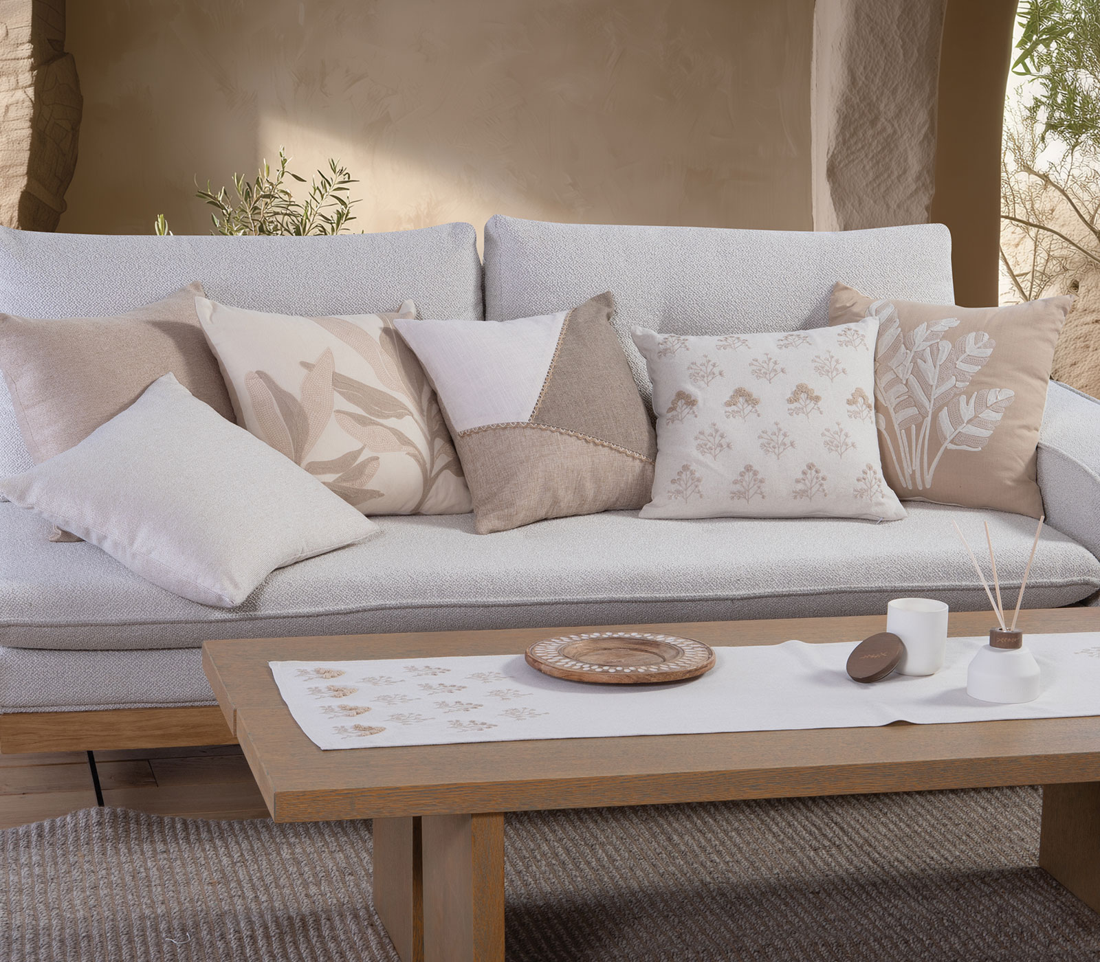 Τραβέρσα Nef-Nef Homeware Inspire 40x140 Beige