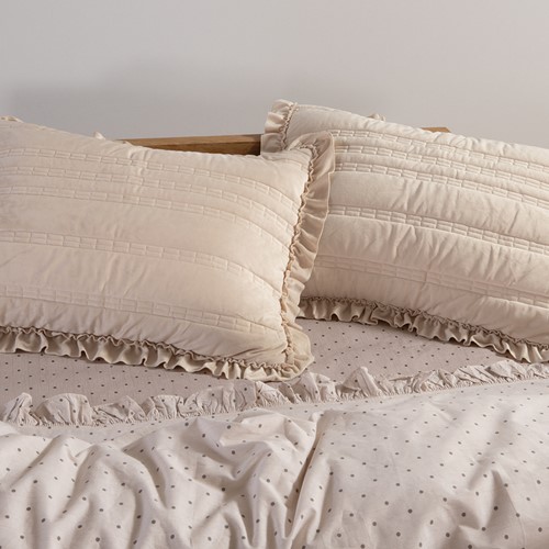 Μαξιλαροθήκη Nef-Nef Homeware (Σετ) Sirion 52x72 Ecru