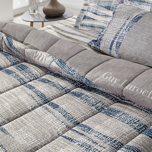 Παπλωματοθήκη Υπέρδιπλη Guy Laroche (Σετ) Active Raf Suede 225X245