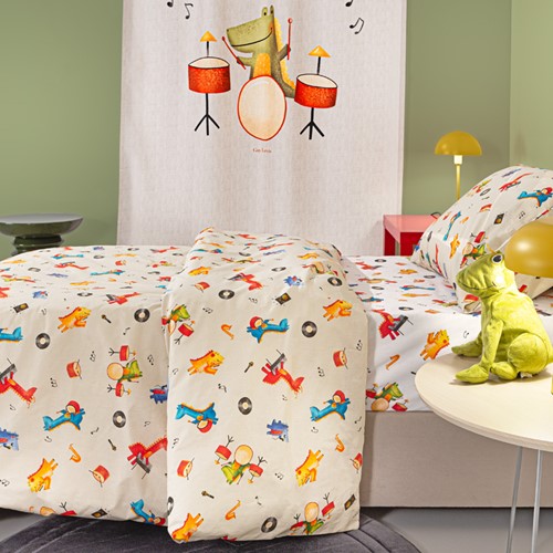 Παιδικά Σεντόνια Guy Laroche (Σετ) Band Natural 165x250