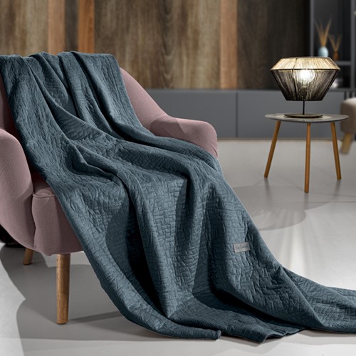 Ριχτάρι Guy Laroche Τριθέσιου + Μαξιλαροθήκη Avon Emerald 170X300