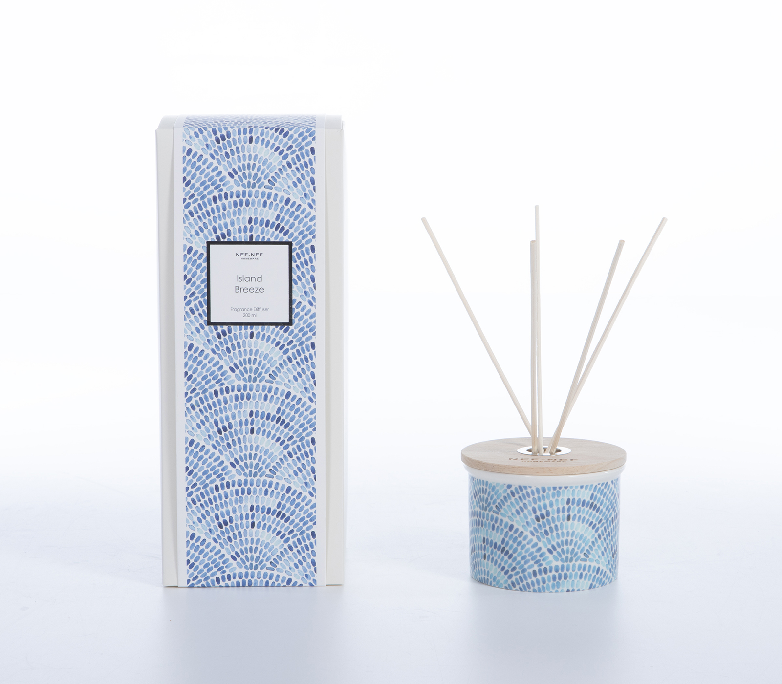 Αρωματικό Χώρου Με Στικς Nef-Nef Homeware Island Breeze 200ml Blue