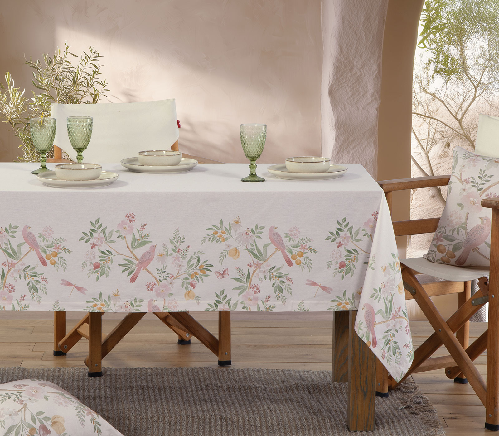 Τραπεζομάντηλο Nef-Nef Homeware Dreamel 140X180 Ecru