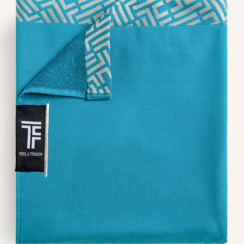 Πετσέτα Θαλάσσης Feel and Touch Sunny Oceano 90X180