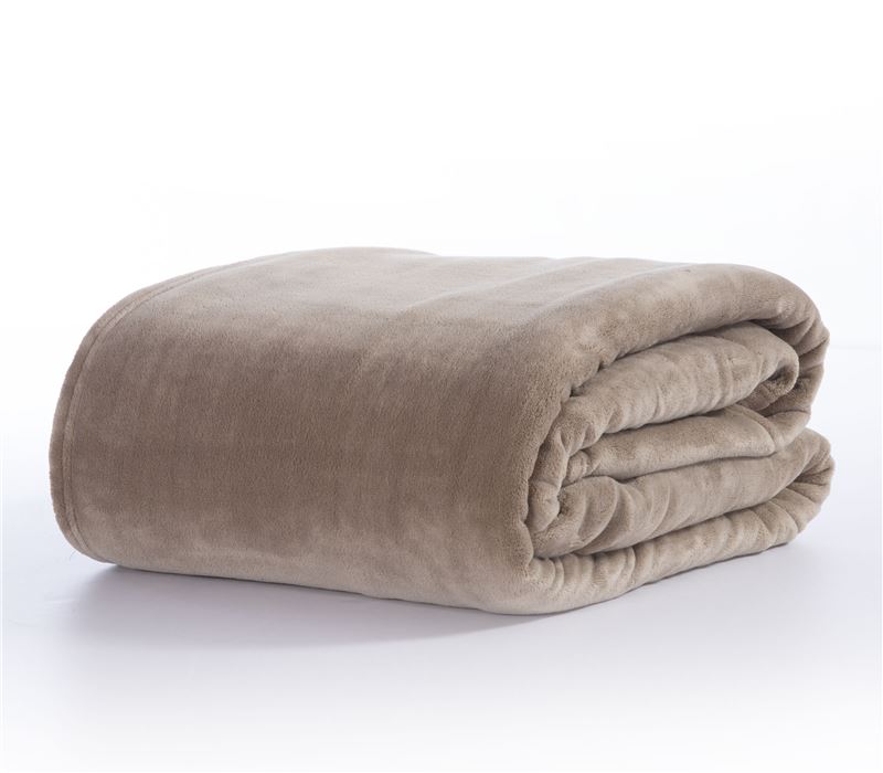 Kουβέρτα Fleece Μονή Nef-Nef Homeware Cosy 160Χ220 Βeige
