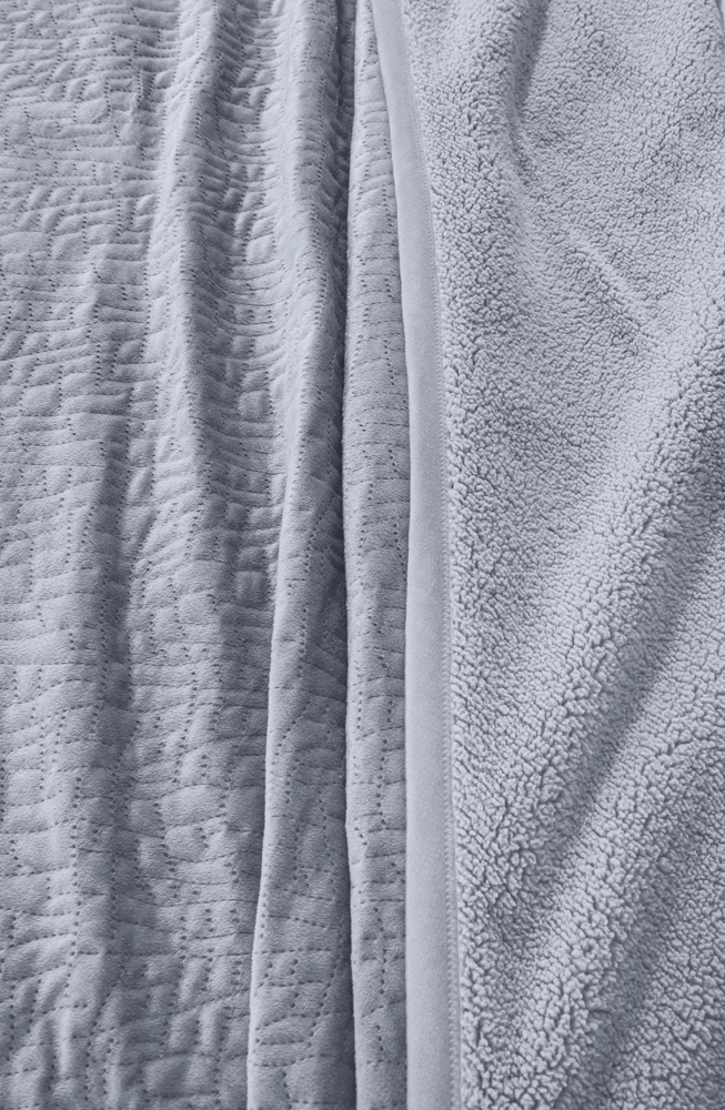 Κουβέρτα Ημίδιπλη Guy Laroche (Σετ) Bolzano 180x220 Silver